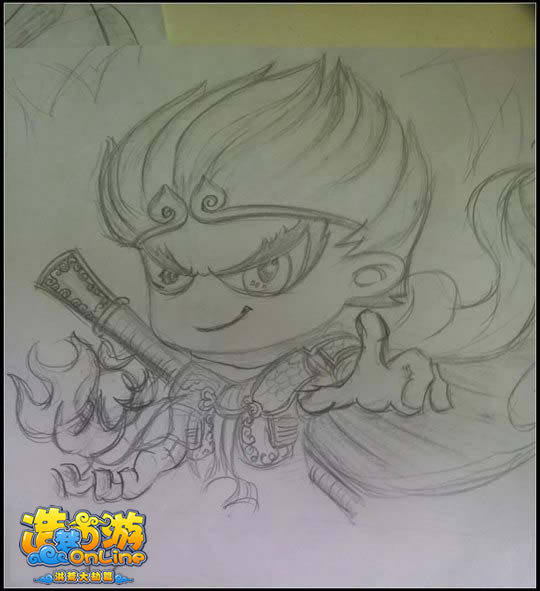 洪荒大劫篇手绘悟空-4399寒风