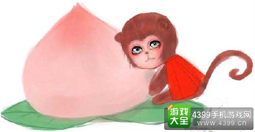 卡通型猴子