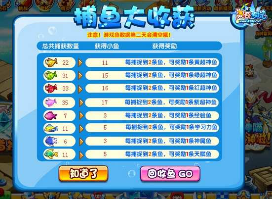 奥奇传说捕鱼高手超神模式奖励