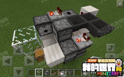 我的世界手机版0.14刷鸡肉机比较器漏斗