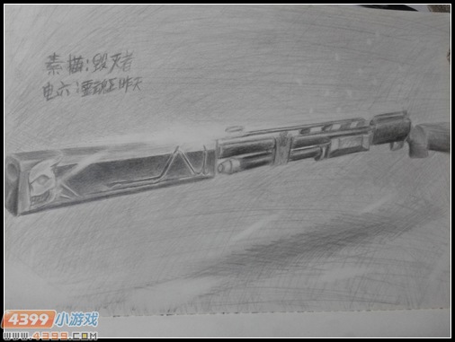 生死狙击玩家手绘-毁灭者突袭