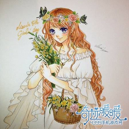 奇迹暖暖西尔维娅夫人手绘图