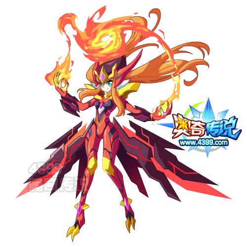 奥奇传说神羽朱雀图片 高清大图