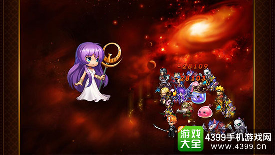 组合技释放时全屏的动画效果倒颇具视觉震撼