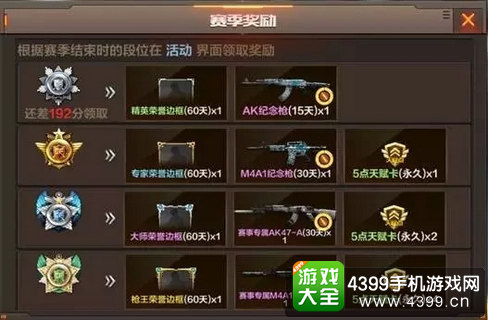 穿越火线(荒岛特训上线)积分赛