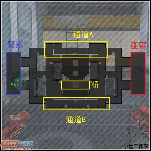 4399生死狙击夺命仓储地图解析