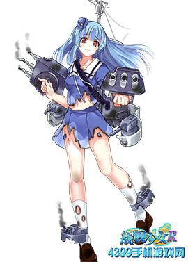 战舰少女r昆西大破