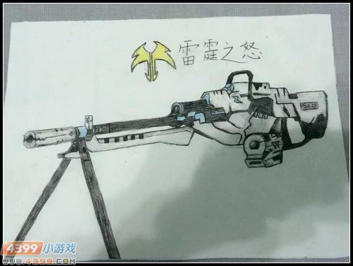 生死狙击玩家手绘-帅气的雷霆之怒