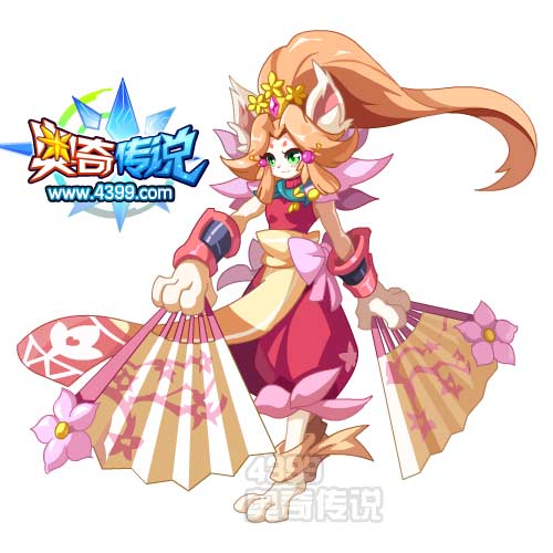 奥奇传说神敏灵影喵图片