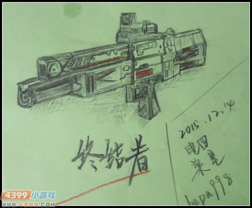 生死狙击玩家手绘-终结者