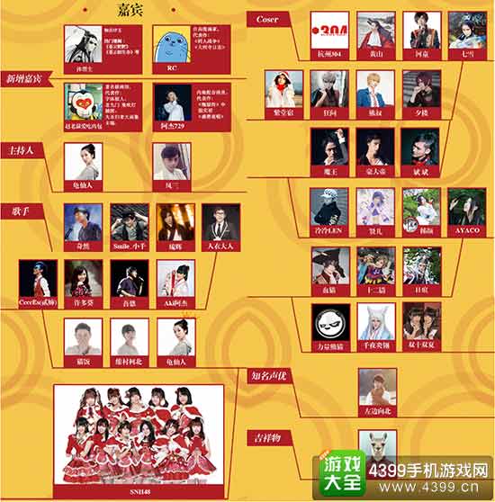 超豪华嘉宾阵容揭晓