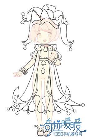 奇迹暖暖描边