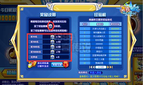 奥奇传说亚丁经验徽章是什么 有什么用