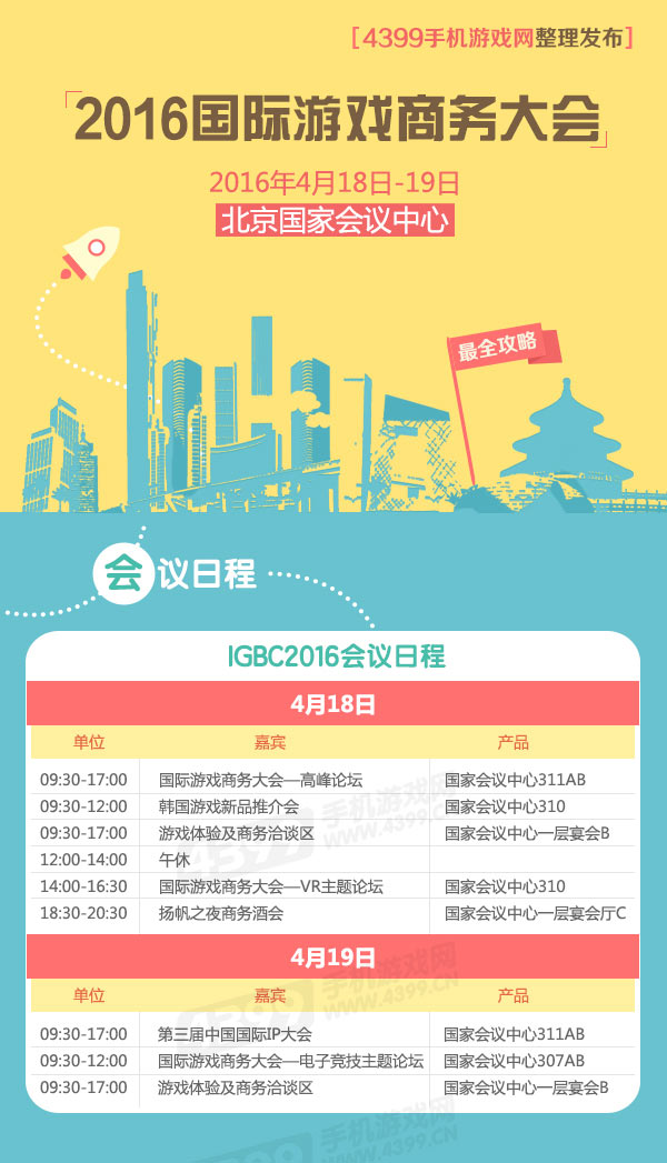2016国际游戏商务大会会议