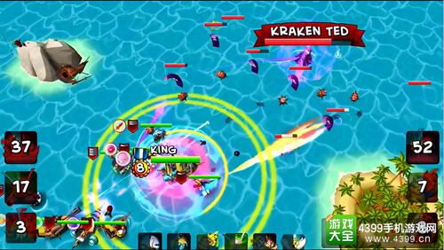 轰敌船打海怪 《热带战争(Tropical Wars)》4月21日上架