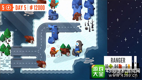 雪地地图