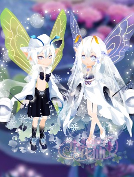 小花仙寒庭暮雪套装