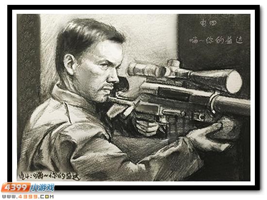 生死狙击玩家手绘-神枪手