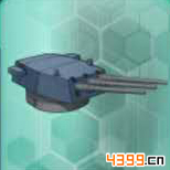 战舰少女rU国三联6英寸炮