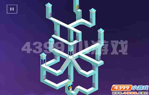 4399《星球探险家》操控离奇的建筑结构