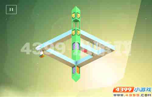 4399《星球探险家》操控离奇的建筑结构