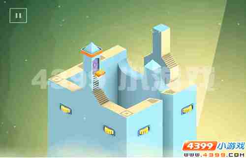 4399《星球探险家》操控离奇的建筑结构