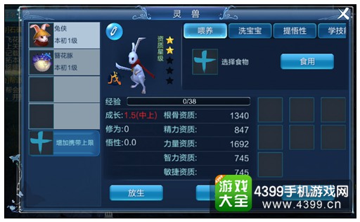 倩女幽魂手游灵兽养成攻略