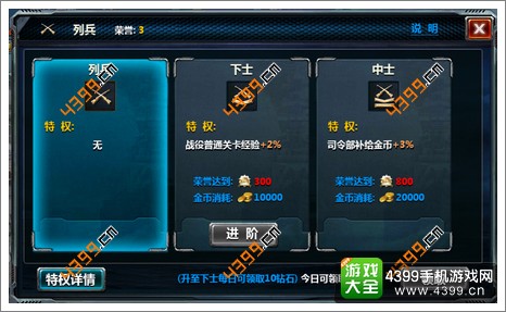 战舰帝国军衔系统解析