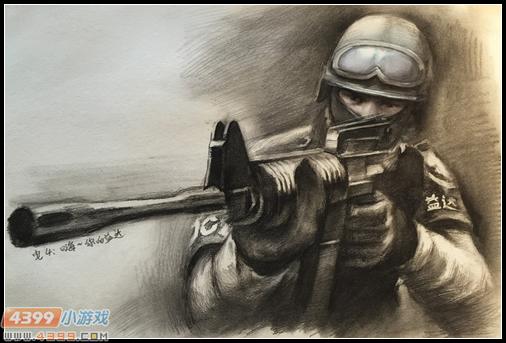 生死狙击玩家手绘-雷霆战警（二）