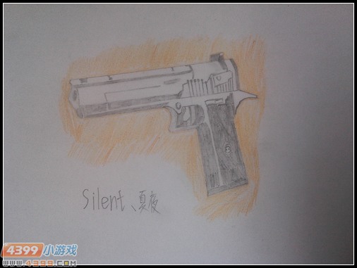 生死狙击玩家手绘-沙漠之鹰