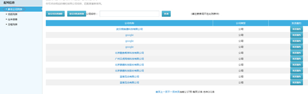 参会公司列表