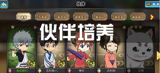 银时之魂伙伴培养攻略 伙伴系统详解