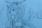 龙斗士绘画作品恶魔双枪女王