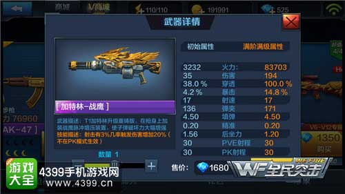 加特林战鹰