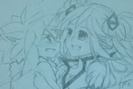 龙斗士绘画作品加列召唤