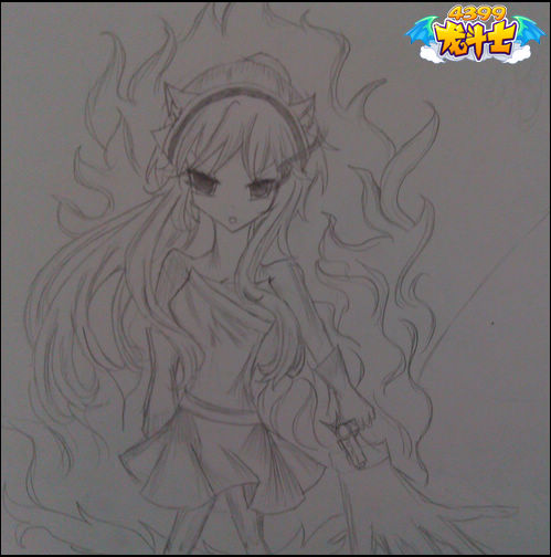龙斗士绘画作品你激怒我了