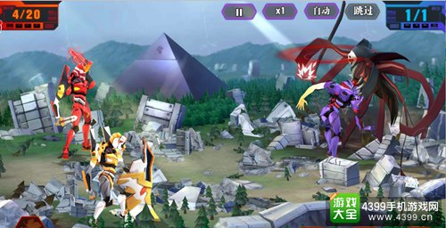 《新世纪福音战士OL》战斗截图