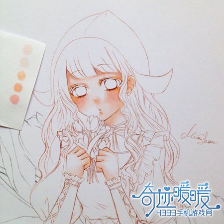 奇迹暖暖手绘静谧花期