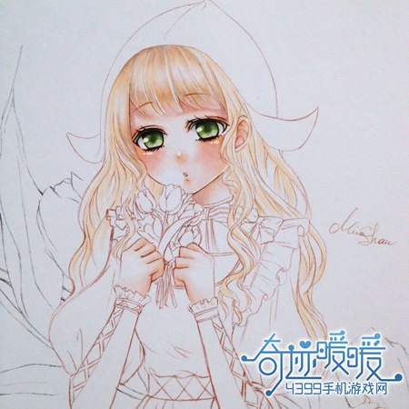 奇迹暖暖手绘静谧花期