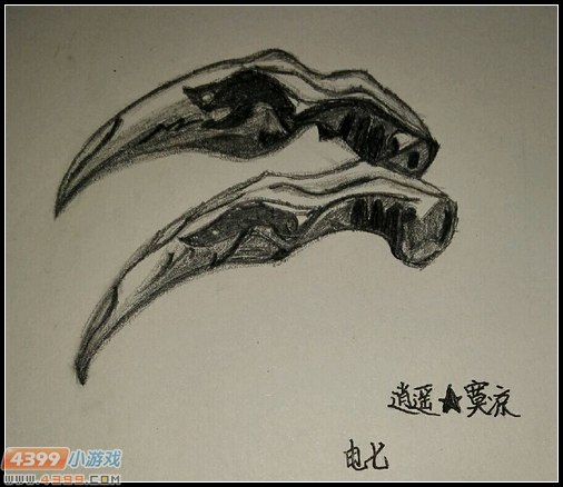生死狙击玩家手绘-双持毒牙