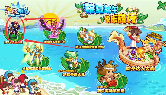 奥奇传说新手老手送五王第一章
