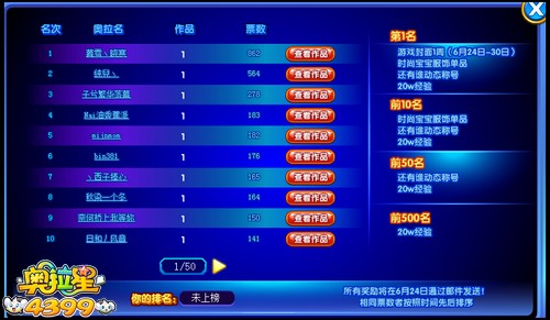 奥拉星时尚搭配王