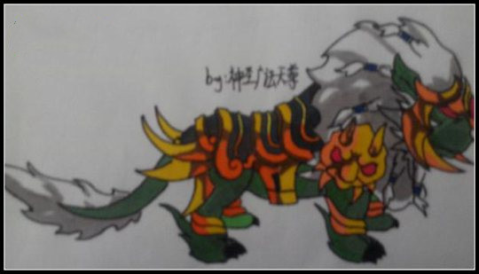 洪荒大劫篇手绘青鬃狮王-4399神圣广法天尊