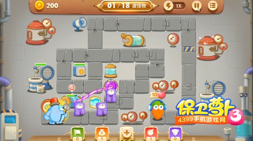 保卫萝卜3工厂第20关