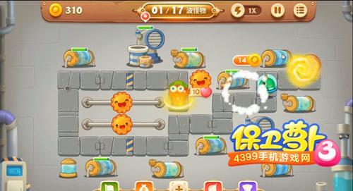 保卫萝卜3工厂第28关