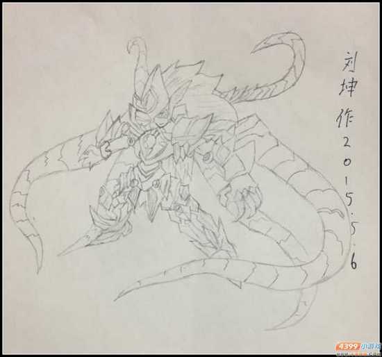 卡布手绘—霸气的远古毁灭者