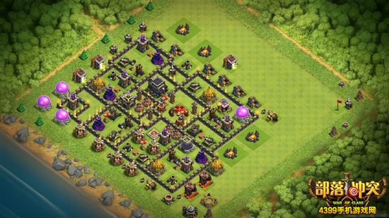 部落冲突9本部落战阵