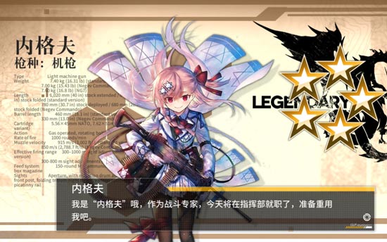 《少女前线》枪娘立绘