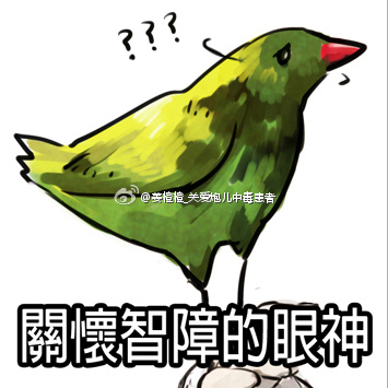 关怀傻子的眼神