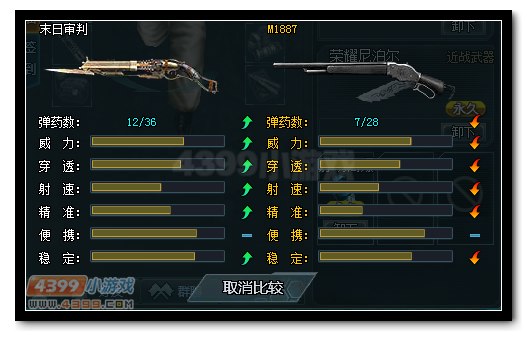 生死狙击末日审判和M1887武器对比